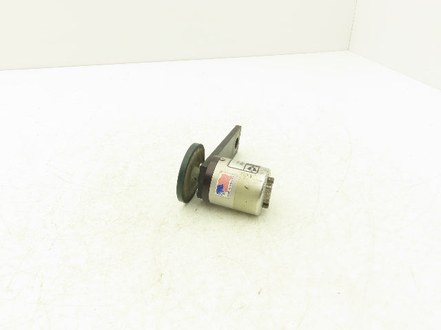 Dynamics Research Corp 153/020-1000-02UZ941 Rotary Encoder 1/4" Shaft W/Wheel