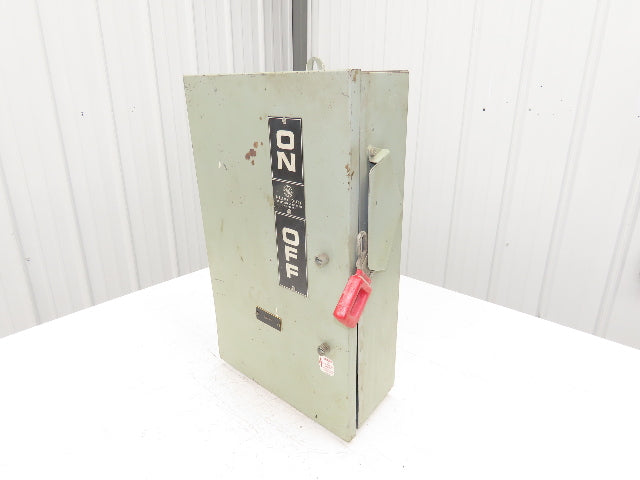 General Electric THN3363JCL Heavy Duty Safety Disconnect Switch 100A 600VAC 3P