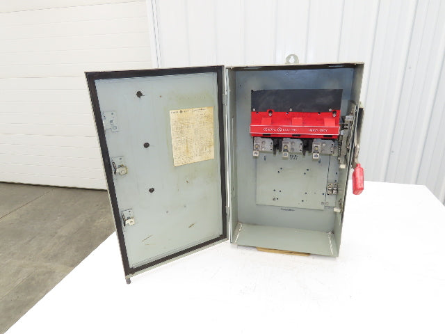 General Electric THN3363JCL Heavy Duty Safety Disconnect Switch 100A 600VAC 3P