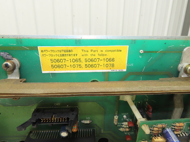 Kawasaki 50607-1087R00 Servo Amplifier Power Block Module Robot Controller