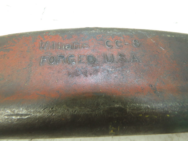 JH Williams CC-8 C Clamp Welding Heavy Service Machining 8" VTG Drop Forged
