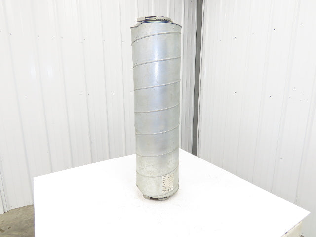 Proco PBM1-46 Industrial Inline Blower Muffler Silencer 6" Pipe 38"L Sound