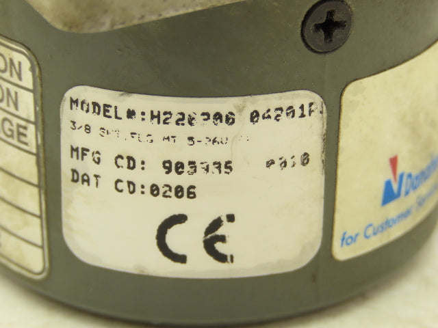Dynapar Controls H220200104201P Danaher Servo Motor Encoder 3/8" Shaft 5-26V