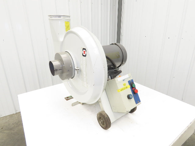 Kongskilde TRL-40 High Pressure Grain Blower 5Hp Backward Incline 7x6" Conveying