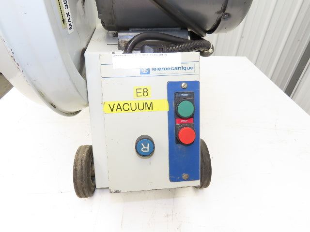 Kongskilde TRL-40 High Pressure Grain Blower 5Hp Backward Incline 7x6" Conveying