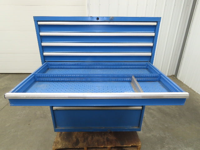 Lista Modular Steel 9 Drawer Industrial Tooling Cabinet 47x29x60" Lyon Wide Box