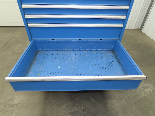 Lista Modular Steel 9 Drawer Industrial Tooling Cabinet 47x29x60" Lyon Wide Box