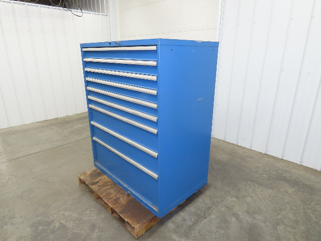 Lista Modular Steel 9 Drawer Industrial Tooling Cabinet 47x29x60" Lyon Wide Box