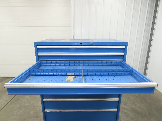 Lista Modular Steel 9 Drawer Industrial Tooling Cabinet 47x29x60" Lyon Wide Box