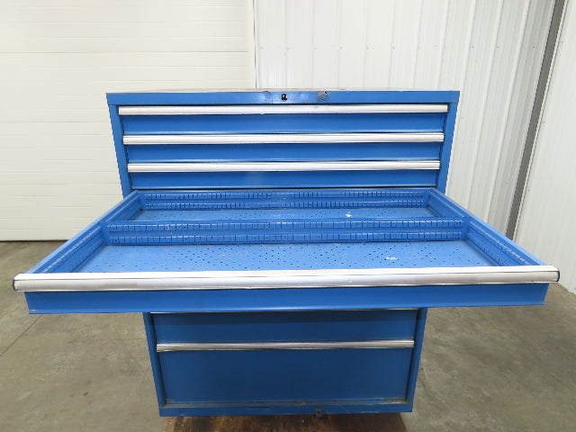 Lista Modular Steel 9 Drawer Industrial Tooling Cabinet 47x29x60" Lyon Wide Box