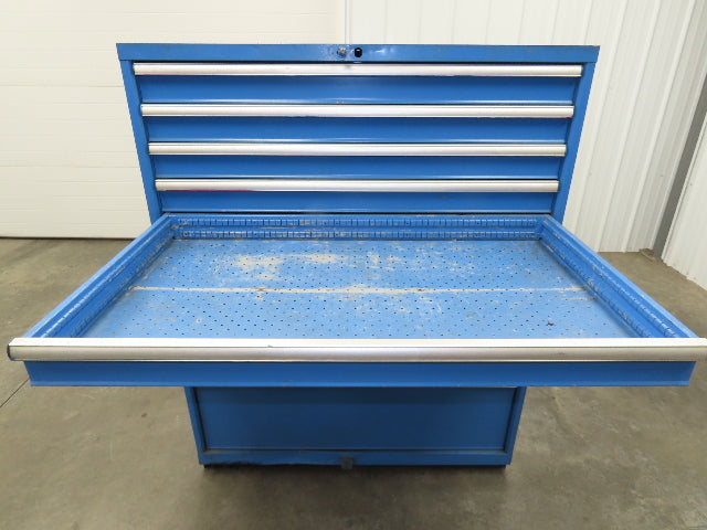 Lista Modular Steel 9 Drawer Industrial Tooling Cabinet 47x29x60" Lyon Wide Box
