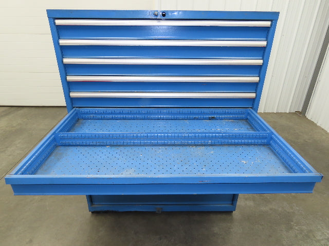 Lista Modular Steel 9 Drawer Industrial Tooling Cabinet 47x29x60" Lyon Wide Box