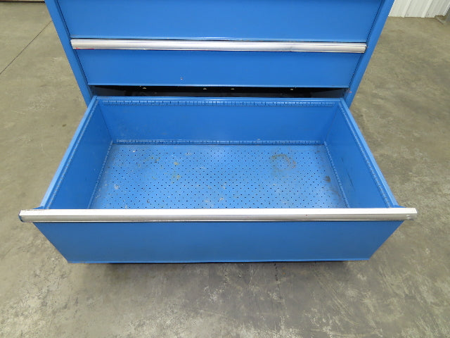 Lista Modular Steel 9 Drawer Industrial Tooling Cabinet 47x29x60" Lyon Wide Box