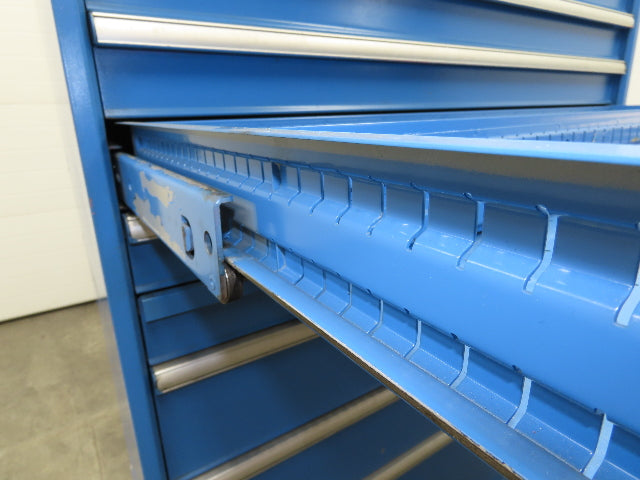 Lista Modular Steel 9 Drawer Industrial Tooling Cabinet 47x29x60" Lyon Wide Box