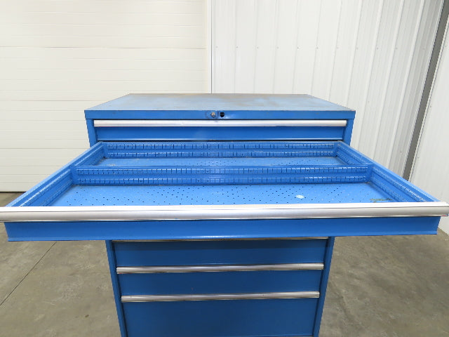 Lista Modular Steel 9 Drawer Industrial Tooling Cabinet 47x29x60" Lyon Wide Box