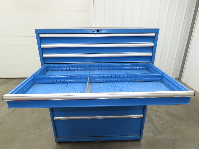 Lista Modular Steel 9 Drawer Industrial Tooling Cabinet 47x29x60" Lyon Wide Box