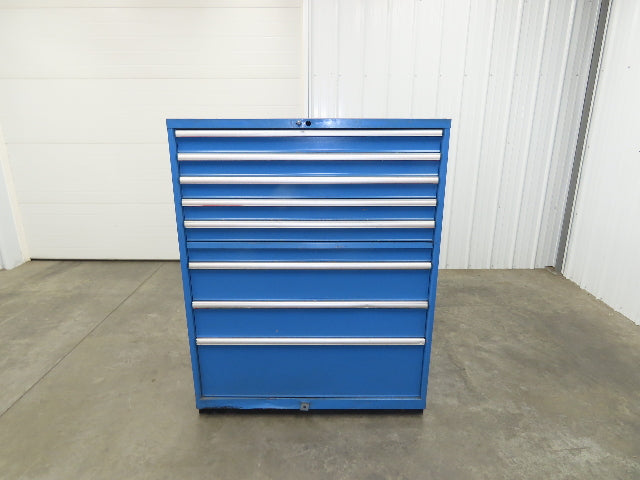 Lista Modular Steel 9 Drawer Industrial Tooling Cabinet 47x29x60" Lyon Wide Box