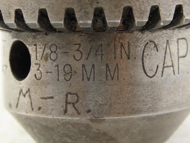 Jacobs 18N 4 JT Drill Chuck Heavy Duty Ball Bearing 1/8-3/4" Cap 4 Morse Shank