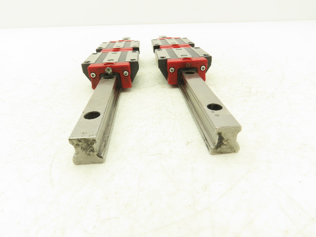 Schneeberger Linear Guide Bearing 2-Block Rail 15mm W 280mm Length Lot of 2