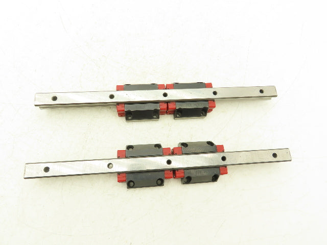Schneeberger Linear Guide Bearing 2-Block Rail 15mm W 280mm Length Lot of 2