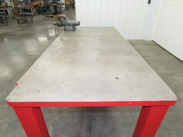 1-3/8" Thick Top Steel Welding Layout Table Work Bench 78"x37"x36" Wilton Vise
