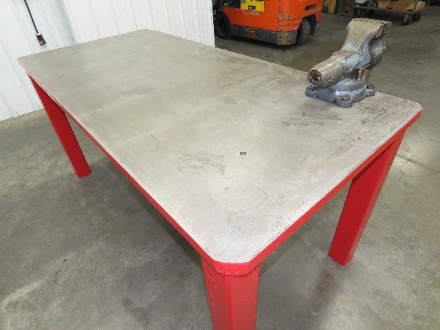 1-3/8" Thick Top Steel Welding Layout Table Work Bench 78"x37"x36" Wilton Vise