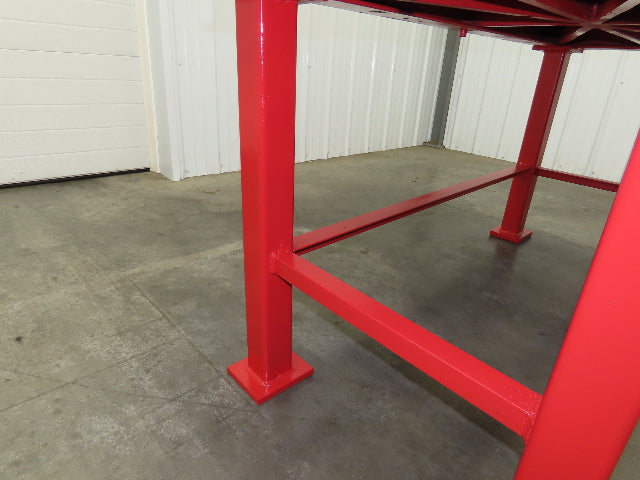 Vintage Precision Steel Welding Layout Table 70x34" Cast Iron 1-3/8" Thick Top