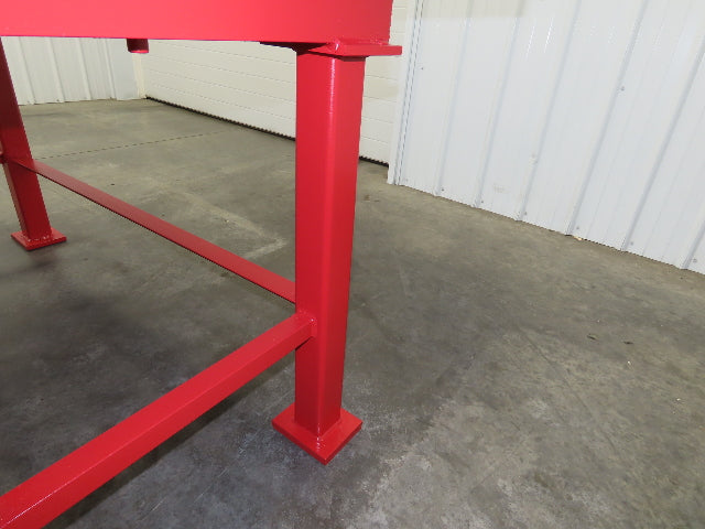 Vintage Precision Steel Welding Layout Table 70x34" Cast Iron 1-3/8" Thick Top