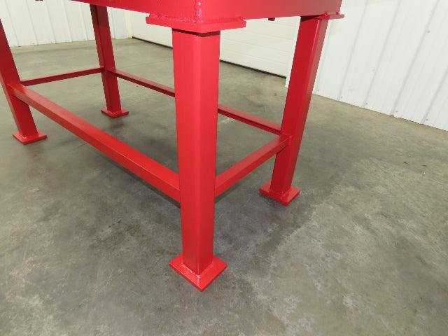 Vintage Precision Steel Welding Layout Table 70x34" Cast Iron 1-3/8" Thick Top