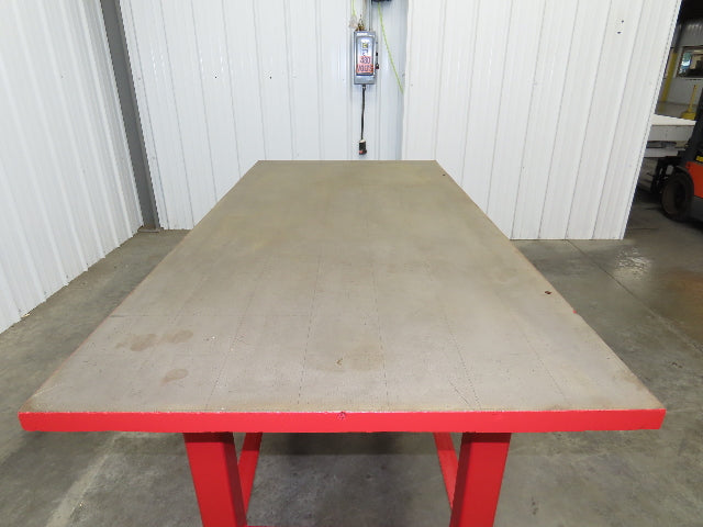 Vintage Precision Steel Welding Layout Table 70x34" Cast Iron 1-3/8" Thick Top