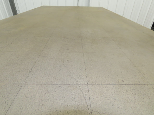 Vintage Precision Steel Welding Layout Table 70x34" Cast Iron 1-3/8" Thick Top