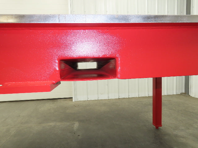 1" Thick Top Steel Welding Layout Table Work Bench 84"x42"x37" Cast Iron