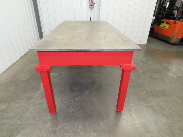 1" Thick Top Steel Welding Layout Table Work Bench 84"x42"x37" Cast Iron