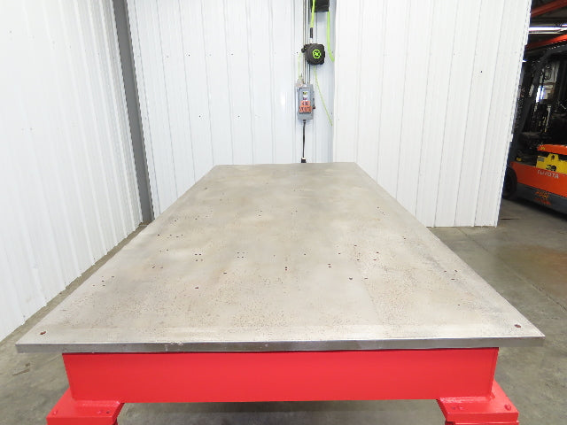 1" Thick Top Steel Welding Layout Table Work Bench 84"x42"x37" Cast Iron