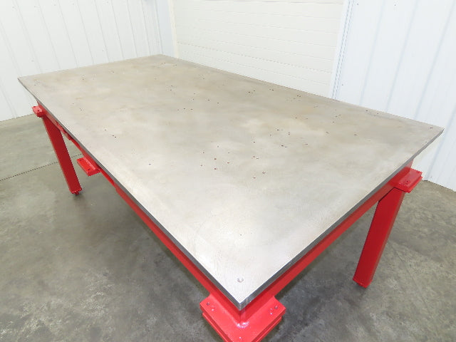 1" Thick Top Steel Welding Layout Table Work Bench 84"x42"x37" Cast Iron