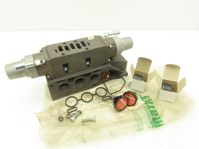 Numatics I35RD115J Pneumatic Solenoid Valve Manifold Regulator Assembly Unit