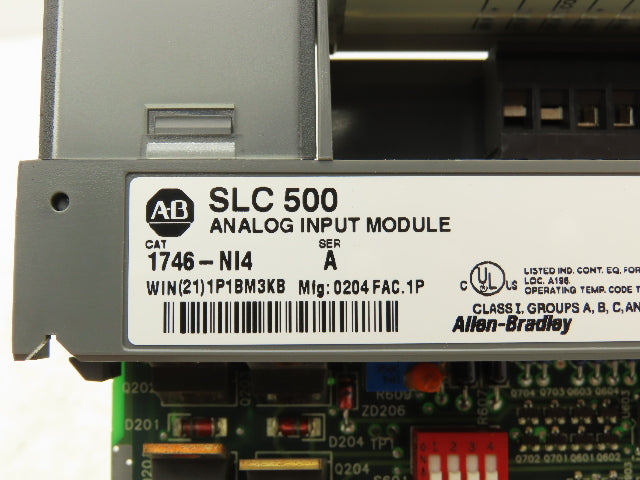 Allen Bradley 1746-NI4 SLC 500 Analog Input Module Series A