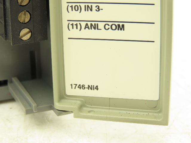 Allen Bradley 1746-NI4 SLC 500 Analog Input Module Series A