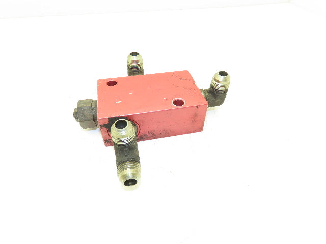 PowerBoss Minuteman SW/62U Hydraulic Manifold Four Port For Industrial Sweeper