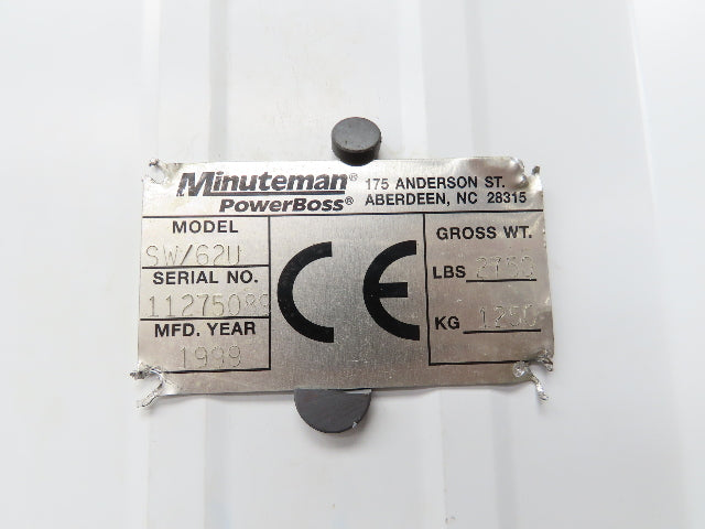 PowerBoss Minuteman SW/62U Hopper Filter Shaker Vibrator For Industrial Sweeper