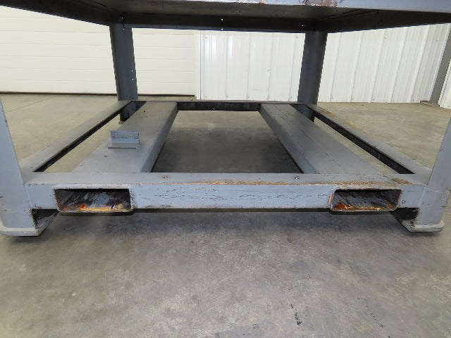 15/16" Steel Top Machine Base Welding Table Work Bench 54x54x28-3/4"