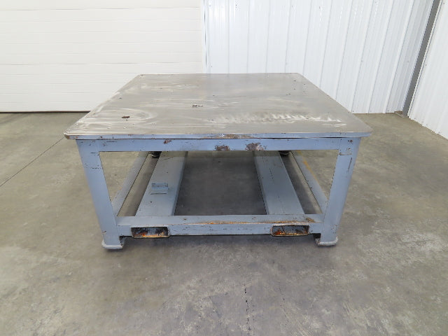 15/16" Steel Top Machine Base Welding Table Work Bench 54x54x28-3/4"