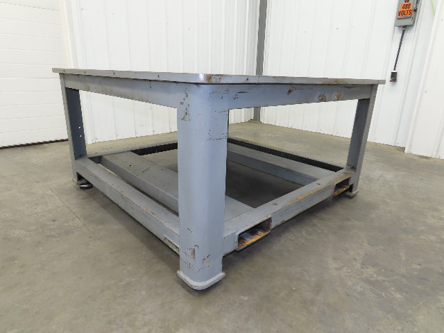 15/16" Steel Top Machine Base Welding Table Work Bench 54x54x28-3/4"