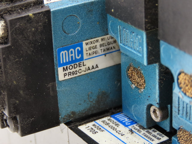 MAC MAConnect 10-Station Solenoid Valve Serial Manifold DeviceNet 24VDC 92B