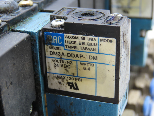 MAC MAConnect 10-Station Solenoid Valve Serial Manifold DeviceNet 24VDC 92B