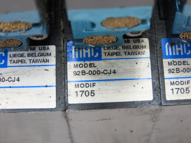 MAC MAConnect 10-Station Solenoid Valve Serial Manifold DeviceNet 24VDC 92B