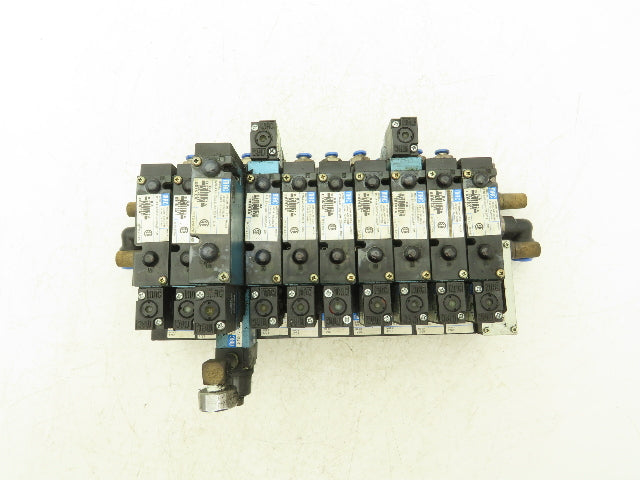 MAC MAConnect 10-Station Solenoid Valve Serial Manifold DeviceNet 24VDC 92B