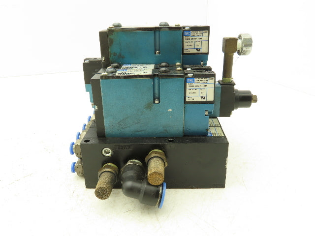 MAC MAConnect 10-Station Solenoid Valve Serial Manifold DeviceNet 24VDC 92B