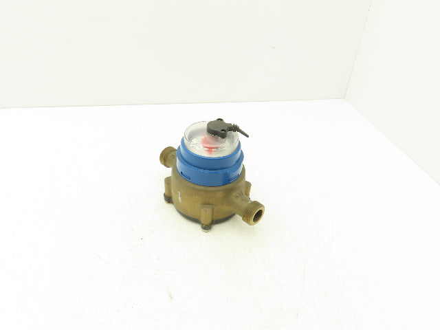 Hersey 430 Water Meter 5/8" Inlet & Outlet Bronze Body Gallons