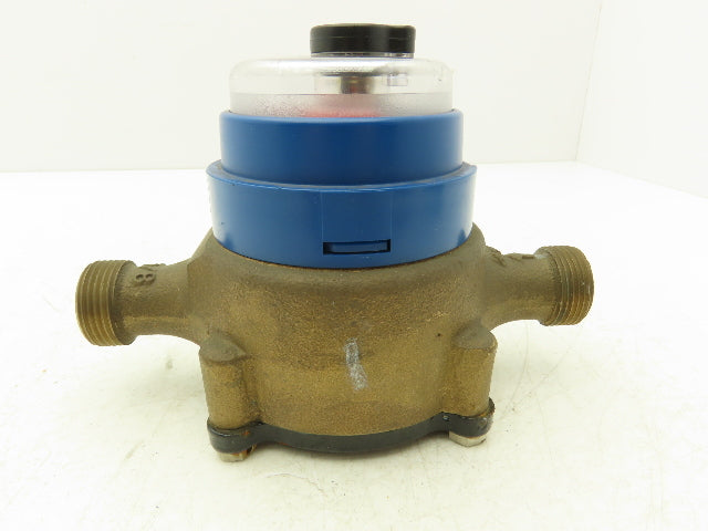 Hersey 430 Water Meter 5/8" Inlet & Outlet Bronze Body Gallons
